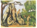 Bañistas delante de una tienda Paul Cezanne